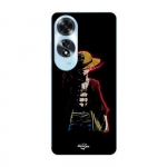 Coque pour Oppo A60 one piece manga anime luffy fond noir Maniacase