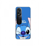 Coque pour Oppo A58 stitch cute ohana stitch bleu front bleu Maniacase
