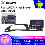 Android 13 LADA Niva Travel 2009-2020 jaoks autoraadio Carplay DSP GPS multimeediam&auml;ngija 2din stereo 2K 4 core 1GB+32GB carplay