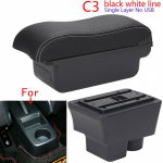 Skoda FABIA k&auml;etoe kast Skoda Fabia II 2 jaoks Auto k&auml;etugi 2008-2014 Kumer pind nahk Auto hoiukast Lihtne paigaldus