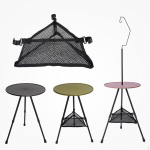 Picnic under Table Storage Bag Triangular Mesh Accessories Easy to Carry Folding for