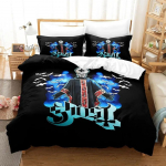 Ghost Rock B&auml;nd Paak Voodipesu Komplekt &Uuml;he Twin T&auml;is Kuninganna Kuningas Suurusega Voodikomplekt T&auml;iskasvanu Laste Magamistuba Tekikoti Komplektid 3D Tr&uuml;kiga 70x133cm 2pcs