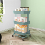 K&auml;ru Hoiuriiul P&otilde;randal Seisev Magamistoatarbed Mitmekihiline Hoiuriiul Vannituba Liigutatav Hoiuriiul 3 layers roheline