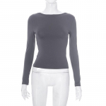 YYFS Naiste moe vabaaja kevads&uuml;gise &uuml;hev&auml;rvilise tr&uuml;kiga pikkade varrukatega O-kaelusega pluusid ja s&auml;rgid XS