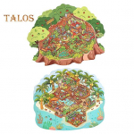 2 komplekti isetegemise 3D majastseeni kleebised taustatahvlitega Loomingulised minitoa k&auml;sit&ouml;&ouml;kleebised stressi leevendamiseks ja l&otilde;busate interaktiivsete kingituste tegemiseks 2pcs