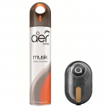 Godrej Aer Musk Room Spray (300 ML) & Car Freshener (45 Gm) Spray, Diffuser Set (2 x 172.5 ml)
