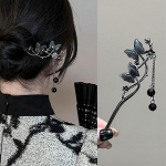Hiina stiilis juuksen&otilde;elad juuksen&otilde;elad Vintage Butterfly Flower Temperament Elegan Hair Flower Tasse Hiina Hanfu aksessuaarid