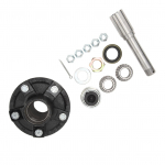 2 000 naela haagise telje spindel 5 poldiga 4,5-tollisel t&uuml;hik&auml;igu rummul 1-tollise &uuml;mara BT8 spindliga rattarummukomplekt