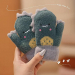 Laste armsad dinosauruste talvekindad, pehme sametvoodriga, soojad Korea stiilis k&uuml;lmakindlad beebidele