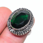 Natural Chrome Diopside Gemstone 925 Sterling Silver Jewelry Ring Size 6.5 d9j12
