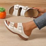 2025 Suvemood Naiste Kiilpl&auml;tud Premium Ortopeedilised Avatud Varvastega Kingad Naistele Libisemisvastased Platvormiga Retro Pl&auml;tud Naised 41