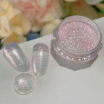 1 Jar Fairy Blue Ice l&auml;bipaistev k&uuml;&uuml;nekunsti puuder k&otilde;rgl&auml;ikega s&auml;rav k&uuml;&uuml;nepigment manik&uuml;&uuml;r Aurora puuder h&otilde;&otilde;rumistolm