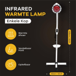 Mvolo&reg; 300 W infrapunalamp &ndash; lihaste ja liigeste leevendamine &ndash; punase valguse teraapia valu ja nahahoolduse jaoks &ndash; soojusteraapia ja kollageeni tugevdamine
