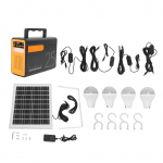 12V kaasaskantav elektrijaam matkamiseks, p&auml;ikeseenergia generaator p&auml;ikesepaneeliga v&auml;litingimustes m&uuml;&uuml;gikoha seadmiseks