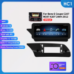 Ossuret Android 13 Autoraadio Carplay 4G Mercedes Benz E-klassile C207 W207 A207 NTG 4.0 4.5 5.0 2-ukseline Autoradio Peaseade HC1 1G 32G