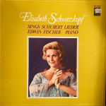 LP plaat ELISABETH SCHWARZKOPF, EDWIN FISCHE - Laulab Schuberti laule AB8068 ANGEL Jaapan Obi Klassikaline Kasutatud