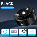 360&deg; P&ouml;&ouml;rlev Nutikas Auto Kinnitus Mobiiltelefoni Hoidik Magnettehnoloogia Universaalne Adsorptsiooniklamber Vaakumadsorptsioon Stabiilne must