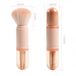 4 in 1 Retractable Makeup Brush Retractable Mini Facial Cosmetic Makeup Brushes &scaron;okolaad