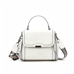 Ehtsast nahast naiste kott, &auml;mbrikott, &otilde;lakott, pendelr&auml;nduri kott, k&auml;ekott, &otilde;lakott One Size valge