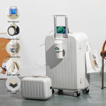 K&otilde;rge v&auml;&auml;rtusega k&auml;ru kohver: Suure mahutavusega reisikohver kahekihilise lukuga meestele ja naistele &uuml;li&otilde;pilastele 26 inches