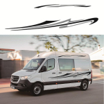 Universaalne Must+Hall PVC Matkaauto Auto K&uuml;ljekere Kleebised Dekoratsioon Kleebis Veekindel