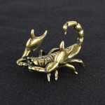 Messing Skorpion Lauakaunistus &Otilde;ppekabineti Pliiatsihoidja Kontori Kaunistus Biomimeetiline Loomak&auml;sit&ouml;&ouml; Kollektsioneeritavad Suveniir Festivali Kingitus