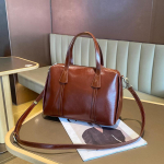 &Uuml;he &otilde;laga kott Kvaliteetne t&ouml;&ouml;le s&otilde;itmise kott T&ouml;&ouml; jaoks Ehtsast nahast naiste &otilde;lakott One Size tumepruun v&auml;rv