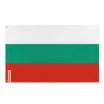 Drapeau - Bulgaaria - 60 x 90 cm - Pol&uuml;ester - Recto/verso - 2 illets en fer