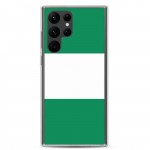 Coque T&eacute;l&eacute;phone &ndash; Samsung &ndash; Galaxy S24 &ndash; Drapeau Nigeeria &ndash; Souple &ndash; Mitmev&auml;rviline