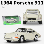 1/24 Scale Welly 1965 Porsche 911 sulamist automudel survevalu metallist m&auml;nguasjas&otilde;idukid automudel K&otilde;rge simulatsioonikollektsioon Laste kingitused 1/24-17.5x6.6x5.4cm