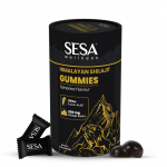 Sesa Himaalaja Shilajiti Kummikommid 200 mg 70%+ Fulvohappega Energia, J&otilde;u, Vastupidavuse Jaoks | Suhkruvaba | Pakk 1 | Meestele ja Naistele