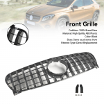 Esiv&otilde;re Grille Sobib Mercedes Benz GLA W156 X156 2017-2019 Facelift Must