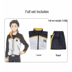 Re:Zero Natsuki Subaru Cosplay Huppari Komplekt L