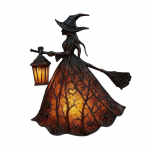 Halloweeni N&otilde;ialamp, Gooti &Otilde;udne N&otilde;ia Dekoratsioon Laternat Hoidmas, Unikaalne Laualambi Dekoratsioon Figuur, Seisev &Ouml;&ouml;lamp Kodupeo Dekooriks must