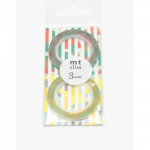 Ruban adh&eacute;sif - OZ INTERNATIONAL - MT - 2 Tape Slim E - Papier washi - Repositionnable - Lot de 2