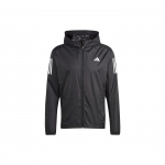 Adidas Own The Run tuulekindel kapuutsiga jakk meestele Must HZ4523 XS