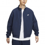 Nike Club Futura Logo Seisukrae Pikkade Varrukatega Jakk Meeste Jakk Kesk&ouml;&ouml;sinine Valge FZ0657-410 XXL