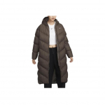 Nike Sportswear Storm-FIT Windrunner Kapuutsiga Tuulejope Veekindel Soe Pikk Sulgjakk Naiste &Uuml;ler&otilde;ivad Mineraalhall HF7894-004 XL