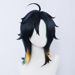 Genshin Impact Kinich Cosplay Kost&uuml;&uuml;m T&auml;iskomplekt &Uuml;likonnad Kinich Rollim&auml;ngu &Uuml;htne Kost&uuml;&uuml;m Parukas Halloweeni Tegevuspidu Anime Riided XL