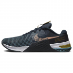Nike Metcon 8 Armory Navy Obsidian Cerulean Arctic Orange Tossud DO9328-401 44