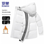 ROMON Men's Thickened Hooded Padded Winter Jacket 2XL