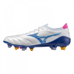 Mizuno Morelia Neo 4 Beta JPN Mix Mugavad Moodsad Vastupidavad Jalgpallijalatsid Meeste toss Valge Sinine P1GC254025 42