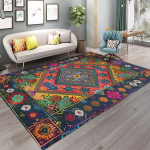 Boheemlaslik Vintage Mandala Ala vaip libisemisvastane Vaip Masinpestavad Vaibad Elutuppa K&ouml;&ouml;ki Magamistuppa P&otilde;randamatt 80x120cm gray