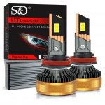 2 tk H1 H4 H7 LED esilaternapirnid Canbus H8 H11 9005 HB3 9006 HB4 9012 Hir2 Turbo Auto Esilatern 140W 60000LM 12V 24V Auto 10 Vasktoru lamp 6000K H11 H8