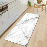 Marmorimustriga koduk&ouml;&ouml;gi p&otilde;randamatt Ukseesise kaunistus P&otilde;randamatt 40x120cm white