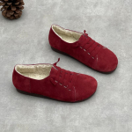 Johnature Retro Pl&uuml;&uuml;s Naiste Kingad Lehma Suede Tasase P&otilde;hjaga Suede Vabaaja Elastne Rihm Soojad Puuvillased Kingad 40 hall v&auml;rv