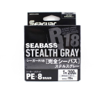 Seaguar PE Line R18 Seabass 200m Suurus 1,0 19lb Stealth Grey (8306) hall v&auml;rv