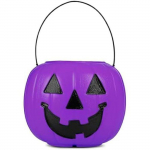 Accessoire de carnaval - MY OTHER ME - Panier Citrouille Violet - 21,6 x 21,6 x 30,5 cm - Enfant - Mixte lilla