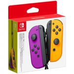 Paire de manettes Joy-Con Violet N&eacute;on & Orange N&eacute;on pour Nintendo Switch oranž
