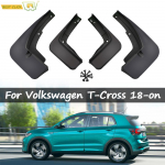 Poritiivad Volkswagen VW T-Cross 2018 jaoks Poritiivad Pritsmekaitsmed Porikaitse Poritiib Eesmised Tagumised Tiivakaitse